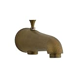 Cifial 244.886.V05 Brookhaven Wall-Mounted Bathtub Spout with Diverter, Aged Brass [並行輸入品]