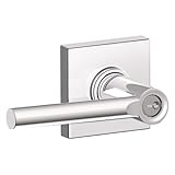 Schlage j54-brw-col Brentwood Single円柱KeyedエントリドアレバーSet with De、ポリッシュクローム