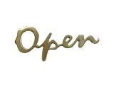 ドゥーブジャパン 欧州金物 サインプレート OPen P ポリッシュ SL165P 1個