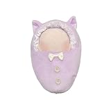 エタモ ぬい服 10cm もちふわ 寝袋 ぬいぐるみ用 着せ替え 推し活グッズ (ねこ(ラベンダー))