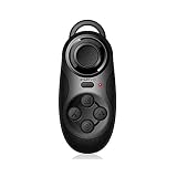多機能 VRリモコン ワイヤレス 万能リモコン for iPhone Android 携帯リモコン 無線コントロールゲームパッド ブルートゥース 携帯リモコン スマートフォン用 カメラや音量調整等リモートコントロールが可能 リモコン3Dメガネ 自撮り 音楽操作 など機能付き スマホ シャッター多功能 (black)