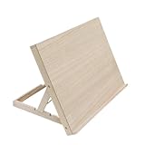 Milageto 卓上イーゼル 折りたたみ式デッサンイーゼル 角度調節可能ポータブルデッサンボード Diyアート ステーション木製 描画 美術学生向けアーティストレシピ, 40cm×30cm