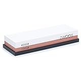 ZWOOS 砥石 包丁研ぎ用 両面砥石 #1000/#4000 初心者からプロまで対応 切れ味修復/仕上げ用 研ぎ石 ゴム台付