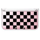sslink ニンテンドー 3DS LL 対応 クリア ハード カバー ブロックチェック（ブラック） 市松