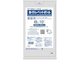 （10枚）神戸市 指定ごみ袋 缶・びん・ペットボトル 45L 透明