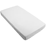 Kushies Percale Fitted Crib Sheet, White by Kushies [並行輸入品]