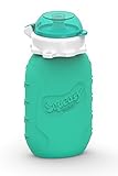 Reusable Baby Food Pouch + Squeeze Portable Refillable Baby Food Container Storage + Great for Smoot