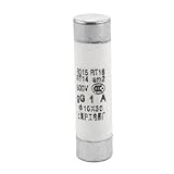 uxcell セラミック管ヒューズ　管ヒューズ　速断ヒューズ　速断セラミックヒューズ 1A　10 x 38mm　円筒　20本入り
