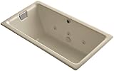 Kohler K-856-H2-33 Tea-For-Two 5.5Ft Whirlpool, Mexican Sand [並行輸入品]