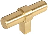 Cosmas 181bb真鍮ブラシキャビネットバーハンドルプルノブ – 2 " Long – 20パック