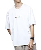 [カンゴール] 別注 ロゴ刺繍 半袖 オーバーサイズ Tシャツ カットソー XL ホワイトb