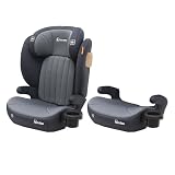 ＧＵ ＭＯＤＥ ジュニアシート チャイルドシート ISOFIX 2wayモデル 3歳頃～12歳(身長100-150cm) 新基準R129適合 5年保証 カップホルダー付 シートベルト固定 背もたれ取り外し可【グレー/バードメッシュタイプ】