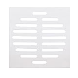 uxcell 目皿 排水口用 フロア排水溝 床用ドレイン 排水口カバー ストレーナーカバー バスルーム キッチン ステンレス鋼