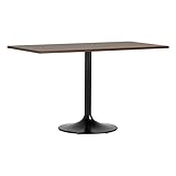 arne テーブル 木製 高さ70cm ダイニングテーブル ソファーテーブル カフェテーブル 会議室 幅120cm straight 1200 ブラウン×ブラック