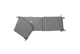 Baby Boum 36 x 180cm Appliqued Padded Cot Bed Bumper from The Sprint Collection (Grey) by Baby Boum