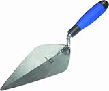 Bon 72-479 12-Inch by 5-3/4-Inch Pro Plus Carbon Steel Wide London Masonry Trowel with Comfort Grip 