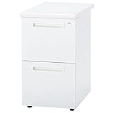 2段脇机　幅400×奥行700×高さ700　UO-F12 (WH：ホワイト)