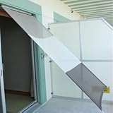 イチオリシェード　アパートメントタイプ　スリーボーダー　【屋外用日よけ　透過性と通気性へのこだわり　 マーブルグレー