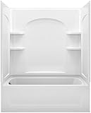スターリング配管71220110 – 0 Ensemble Bath and Showerキット、60-inch X 81 cm x 74-inch、左側、ホワイト