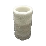 YAkiI LEDカラー変更Wax Candle with Rossサーフェスの季節& Festival Celebration