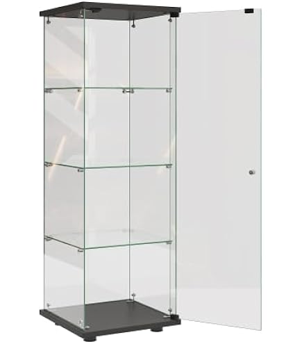 Amazon.co.jp: コレクションケース 4段 幅42.5×奥行36.5×高さ120cm