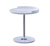 サイドテーブル 13230 WHITE+CHROME