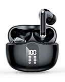 【2025音質至上モテル ハイレゾ対応・重低音強化】ワイヤレスイヤホン Bluetooth5.4 イヤホン bluetooth ブルートゥース イヤフォン LEDディスプレイ マイク付き ENCノイズキャンセリング Hi-Fi音質 ハンズフリー通話 タッチセンサー ぶるーとぅーす カルナ型 最大35時間音楽再生 iPhone/Android適用 通勤通学/WEB/スポーツ/ゲーム