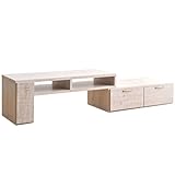 タンスのゲン テレビ台 エポカ 伸縮 コーナー 32型 アンティークホワイト 23570014 AW