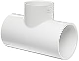 High QualityC Pipe Fitting, Tee, Schedule 40, White, 3" Socket