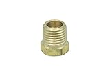 「ノーブランド品」鉛フリーの黄銅6角パイプブッシング 異径ユニオン フィッティング1/4" Male x 1/8" Female NPT 継手(25個入）