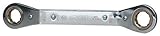 Wright Tool 9437 16MM by 18MM Metric Ratcheting Box Wrench 12 Point offset Reversible [並行輸入品]
