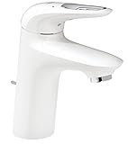 グローエ(GROHE) EUROSTYLE ユーロスタイル シングルレバー洗面混合栓(引棒付) Sサイズ ムーンホワイト 33558LSJ3 (グローエジャパン公式・ 日本規格適合品)