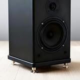 オーディオボード スピーカースタンド ウーハー 台 高さ50mm スピーカー台 スピーカ ー用 オーディオ音質向上 振動防止 耐荷重60kg (1台, 250x400mm)