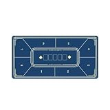 MaT store ポーカーマット プレイマット カードゲーム ポーカーテーブル ポーカープレイマット (ブルー)