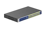【正規品】 ネットギア NETGEAR スイッチングハブ 24ポート 1G PoE+ (300W) 金属筐体 リミテッドライフタイムハードウェア保証 アンマネージスイッチ GS524PP-100AJS