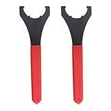Perfk 2点セット　スパナ　レンチ　 ER40UM　コレット　チャック　スプリング　クランプ　CNCホルダー　レッド