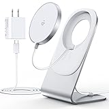 ワイヤレス充電器 マグネット式 iPhone 13/12シリーズ対応 magsafe充電器【ワイヤレス充電スタンド+ 20W USB-Cアダ