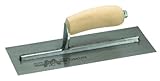 MARSHALLTOWN The Premier Line MXS1 11-Inch by 4-1/2-Inch Finishing Trowel with Curved Wood Handle [並