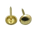 Amanaoteラウンドネイルネイル0.31 "直径ゴールデンゴールデンソファデコレーションパック80