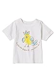 People Tree (ピープルツリー) オーガニックコットンベビー ことりプリント Tシャツ ホワイト系 70