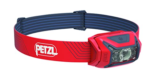 ペツル アクティックの乾電池式ヘッドライト