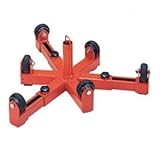 プロメイト ドラムローラー 重量ドラム用 サイズ(脚長):最小 220mm(φ440mm)/最大 310mm(φ620mm) E-6709