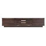 タンスのゲン　テレビ台 完成品 アルダー無垢材 テレビボード TV台 ローボード ロータイプ 幅120cm ウォールナット 38700007 WN