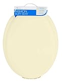 GinseyホームソリューションClassiqueソフトToilet Seat – パッド入りfor Extra Comfort – For細長いトイレ A2173-BONE