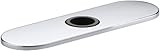 Kohler K-13479-A-CP Optional 8" Escutcheon Round Plate for Insight Faucet, Polished Chrome [並行輸入品]