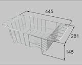LIXIL部品 住器用部品 キッチン シンク シンク周りオプション：水切り網カゴ(ステンレス)[KKBZZ113]