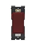 Leviton Renu Switch RE151-DG for Single Pole Applications, 15A-120/277VAC, in Deep Garnet [並行輸入品]