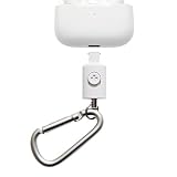 TR-LCAP-SL(シルバー) AirPods/AirPods Pro用 カラビナ付 ホルダー ケ