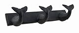 マットブラックTriple Whale Tail壁マウントフック