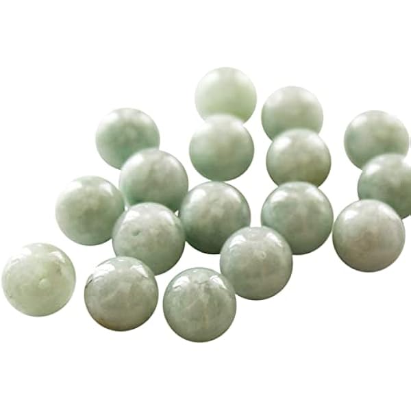 Amazon.co.jp: 8mm 翡翠 ひすい バラ売り パワーストーン 天然石 粒 